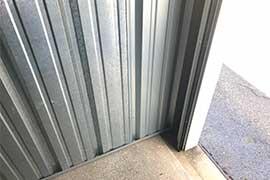 Metal walls in storage units